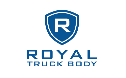 Logotipo del cuerpo real del camión