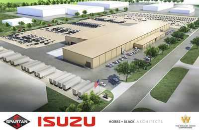 Rendering for new Spartan Motors plant - Charlotte, Mich.